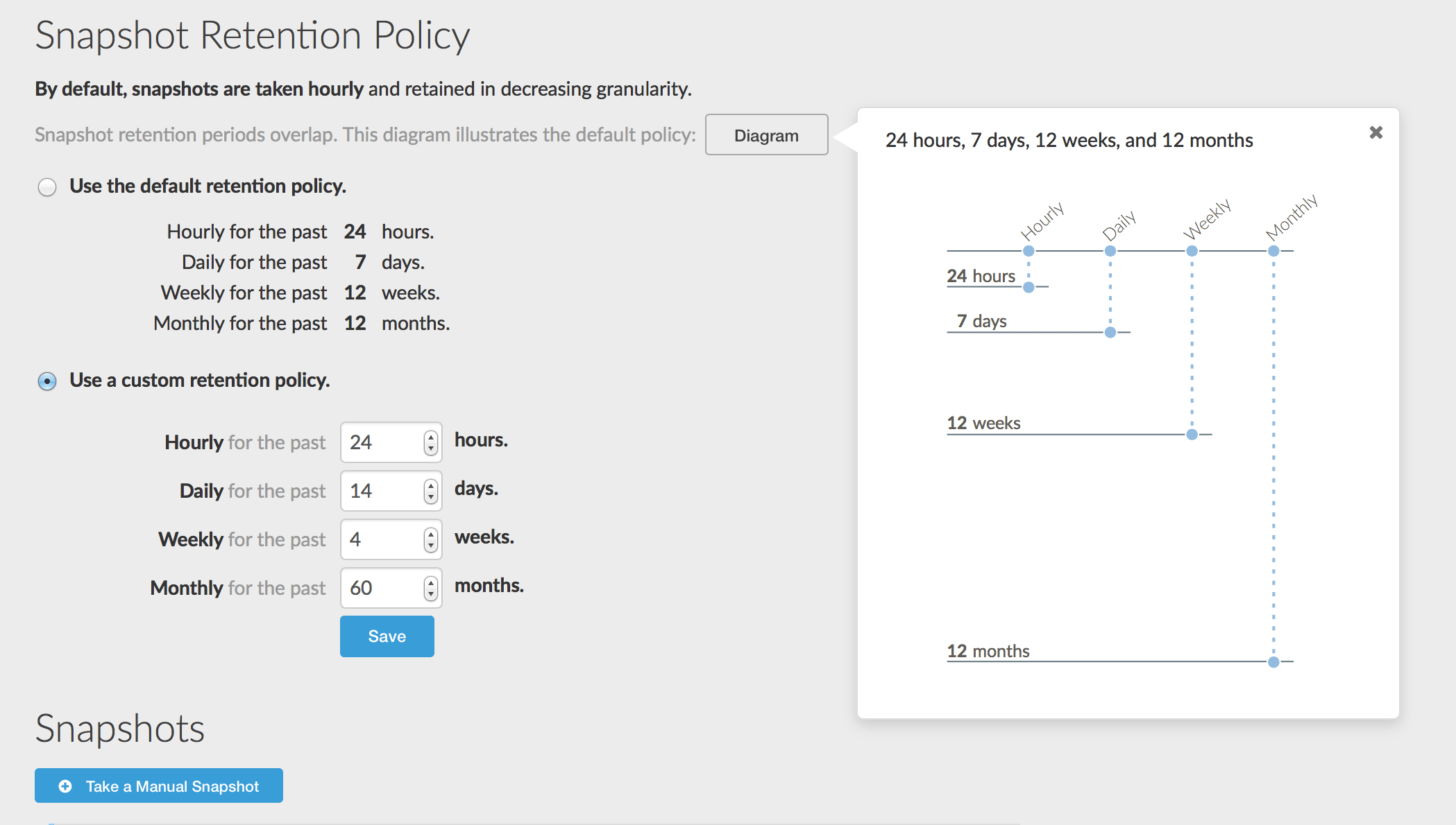 Maginatics Console Screenshot Snapshots Diagram